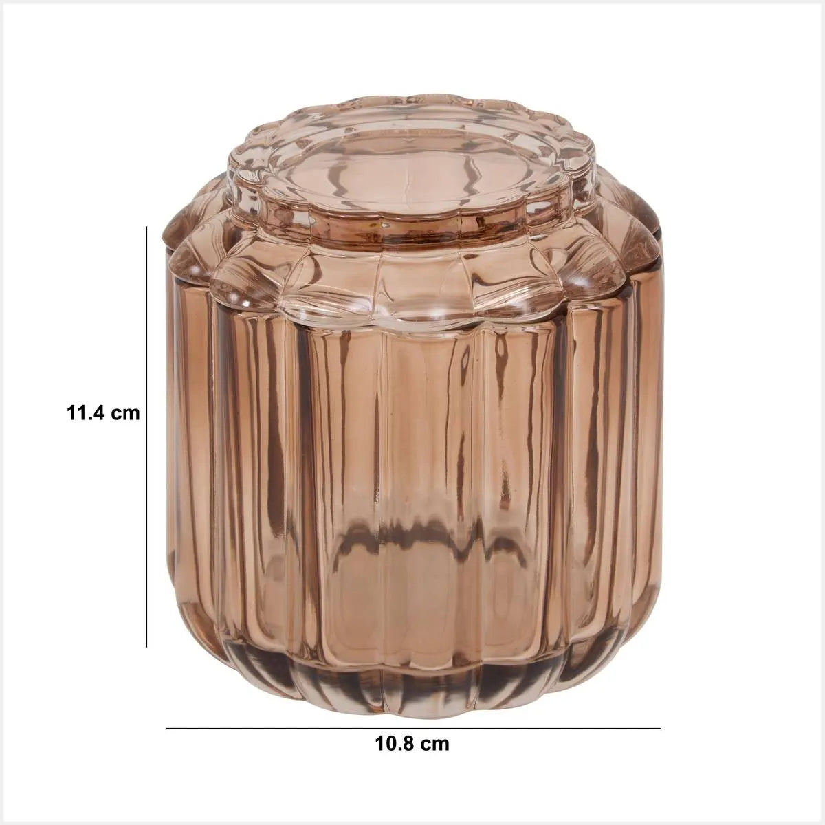 Recipient din bumbac 5five Florea, sticlă