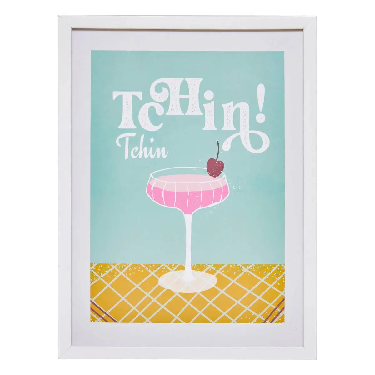 Poster inramat Atmosphera Tchin Tchin Chéri, 30x40 cm