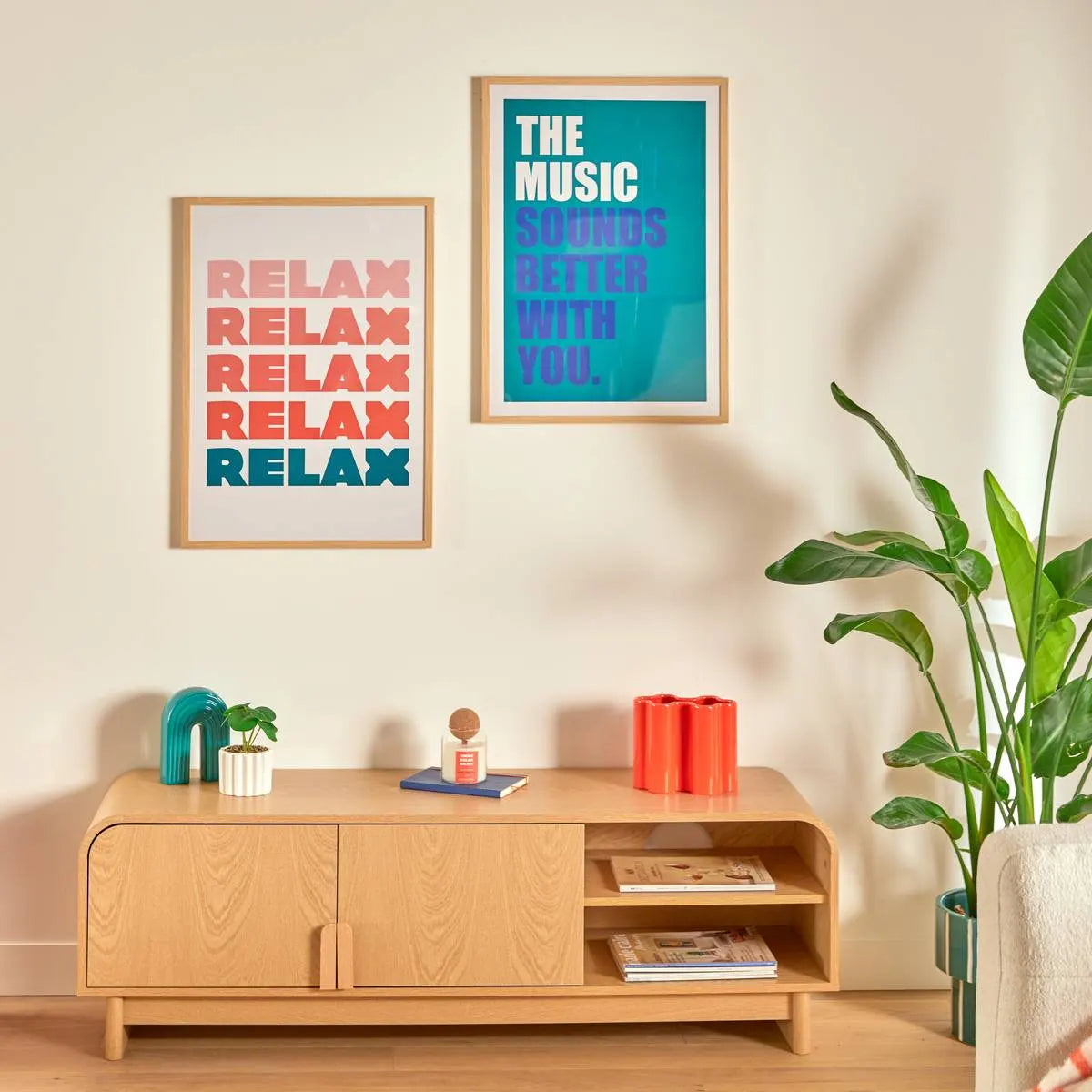 Poster înrămat atmosferă Relax Darius, 50x70 cm