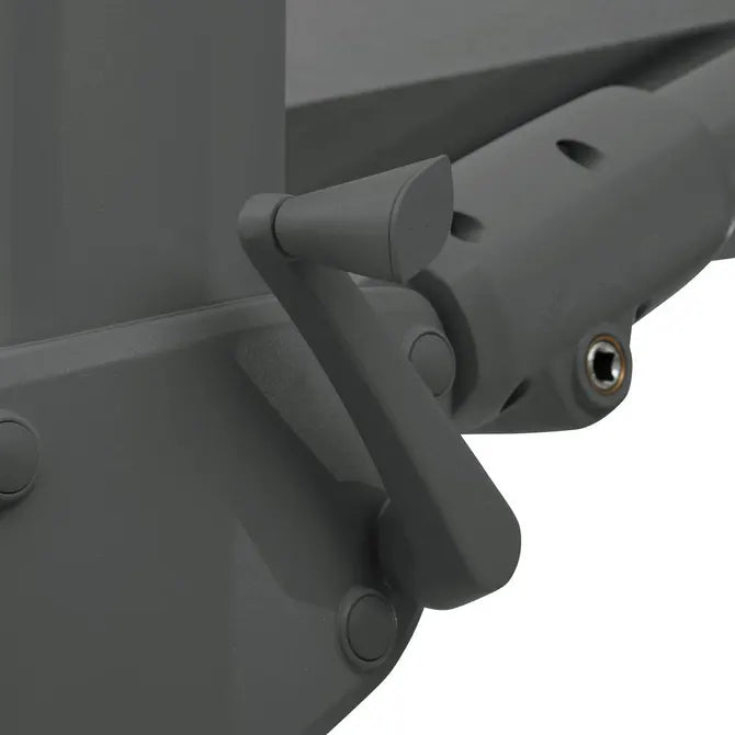 Градински чадър със странична стойка Hesperide Melhia, Накланящ се, Olefin, 3x3 m