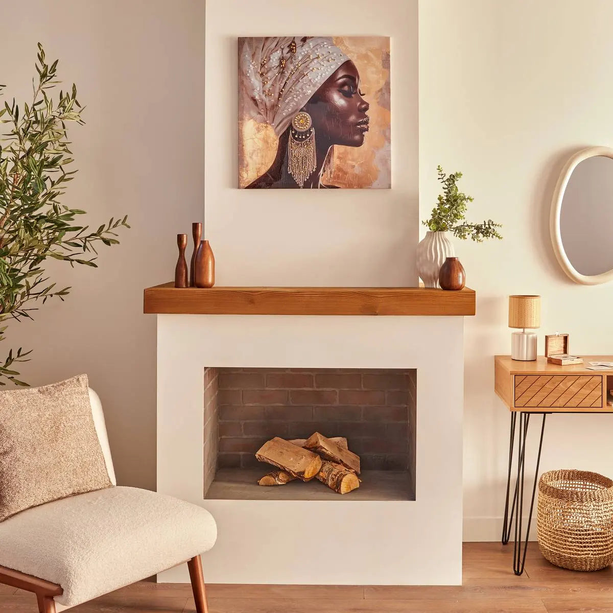 Pictură atmosferă Mercur, pânză în relief 60x60 cm