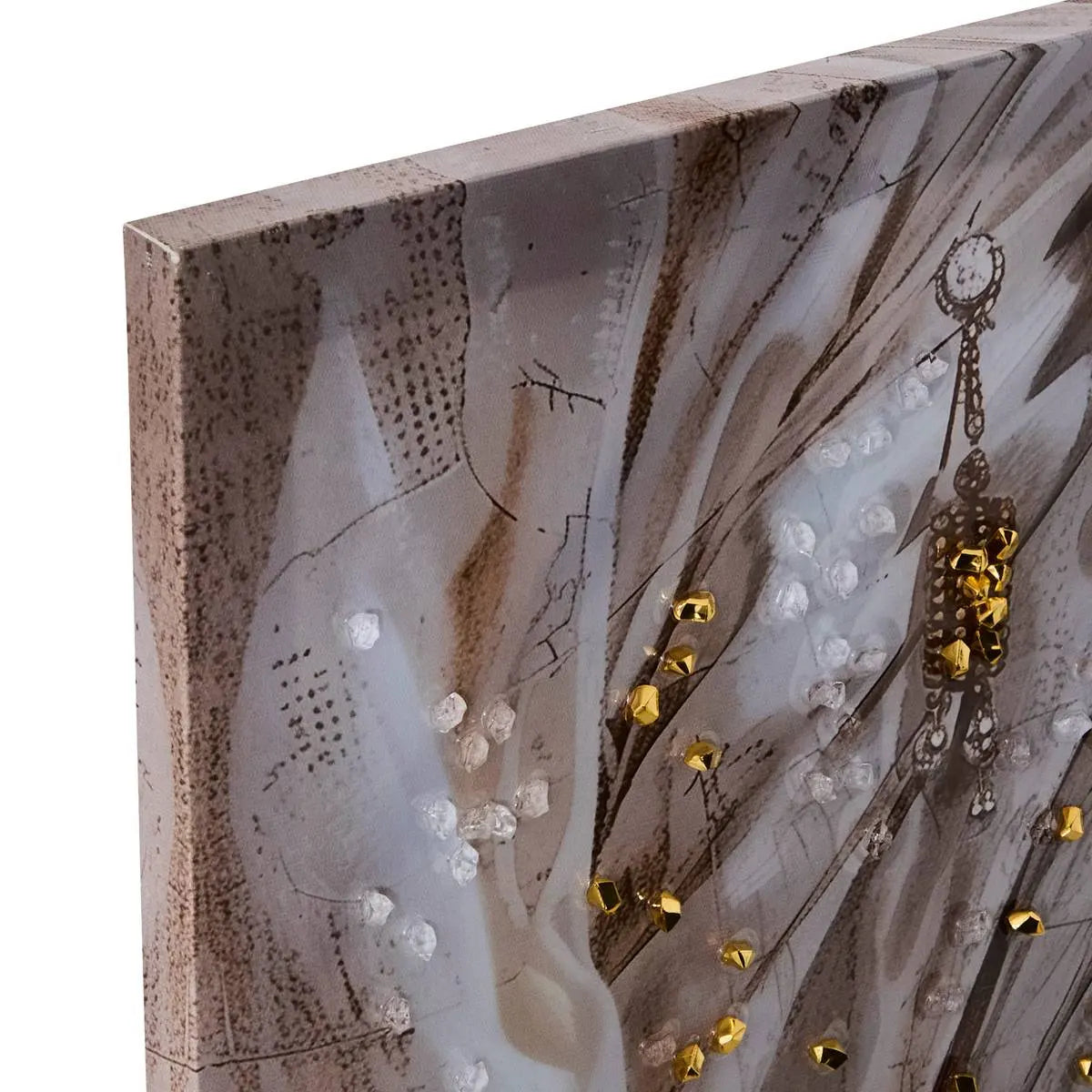 Pictură atmosferă Mercur, pânză în relief 60x60 cm