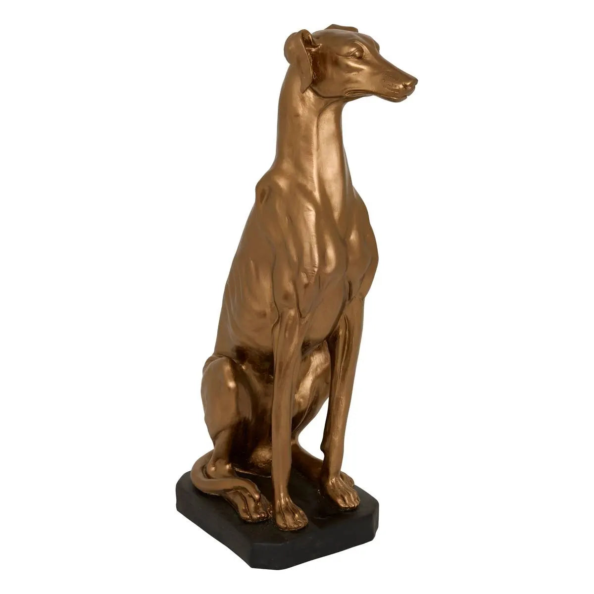 Figură decorativă Atmosphera Levri, Rășină, Bronz, 66 cm