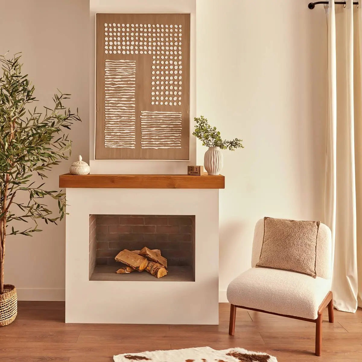 Pictură înrămată Atmosphera Farhan, Pânză pictată 116x75 cm