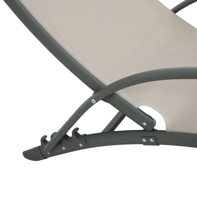 Сгъваем шезлонг Hesperide Samba, Алуминий