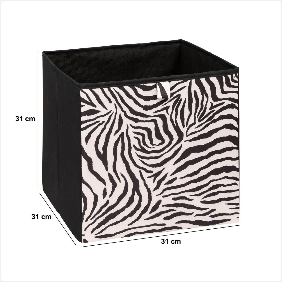 Cutie de depozitare 5five Mix & Modul Zebra, 31x31 cm