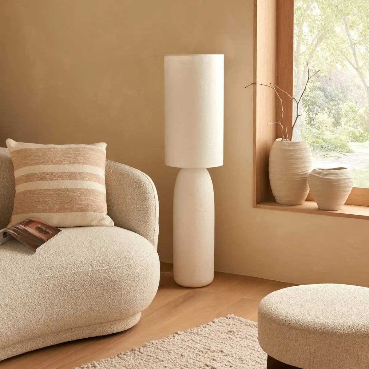 Lampă de podea Atmosphere Keyah, Metal, Ø28x111 cm