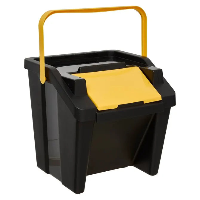 Set de 3 coșuri de gunoi 5five, Plastic, 30 l