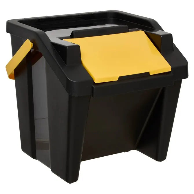 Set de 3 coșuri de gunoi 5five, Plastic, 30 l