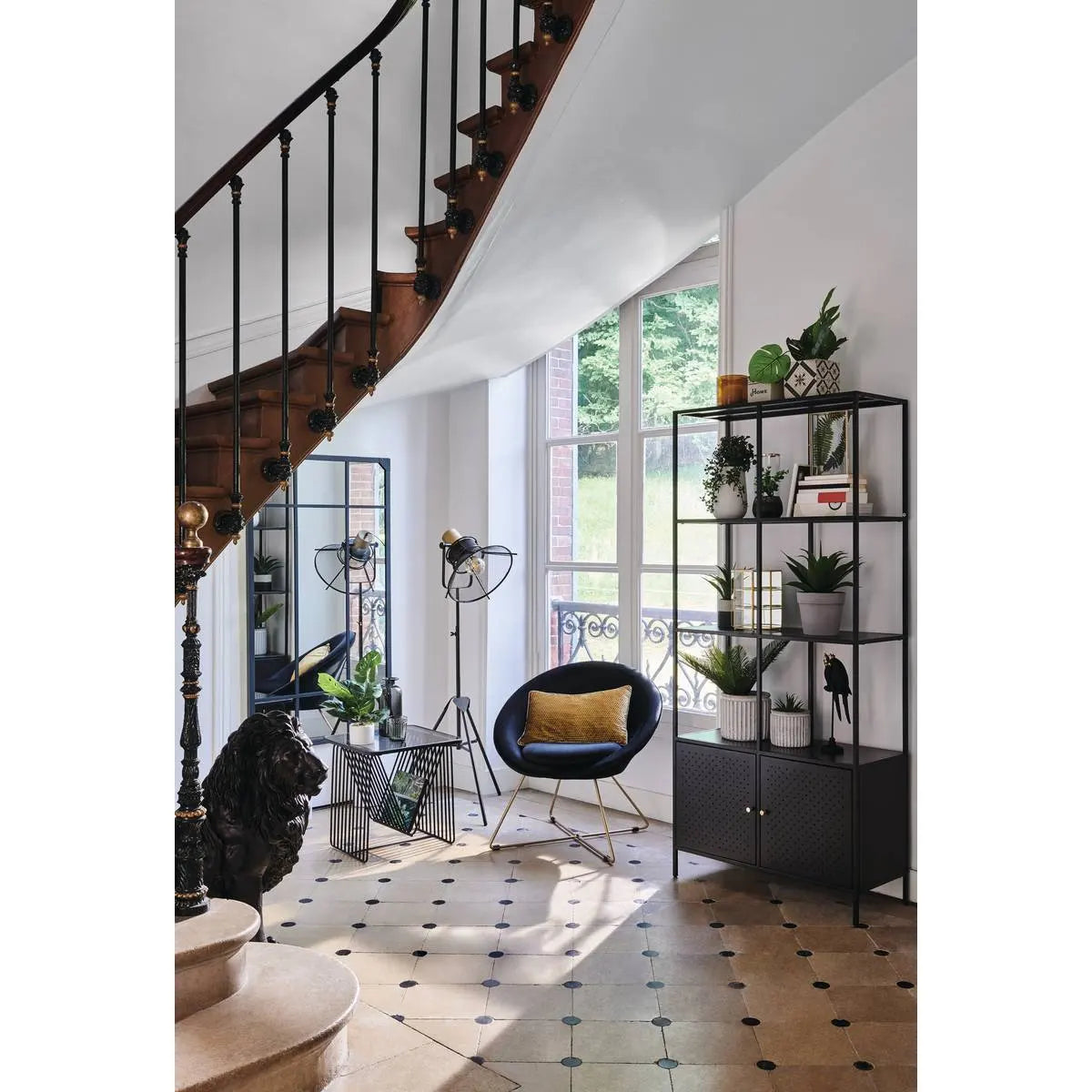 Figură decorativă Atmosphera Evan, lemn de mango, 80 cm