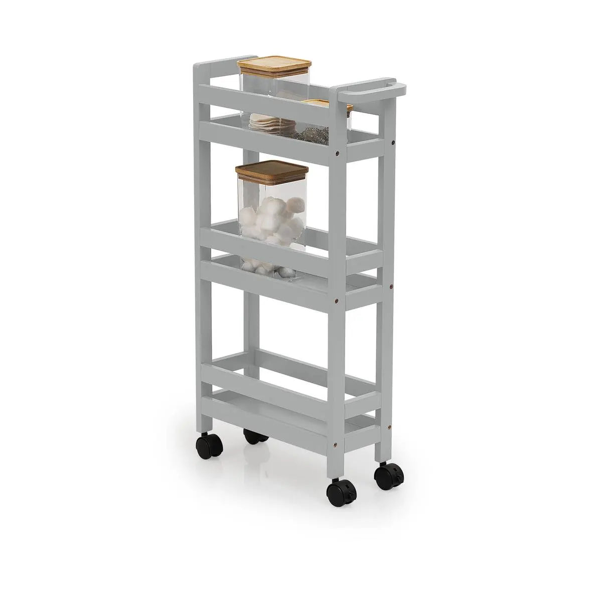 Raft pe roți 5five Colors, raft multifuncțional pentru baie și casă