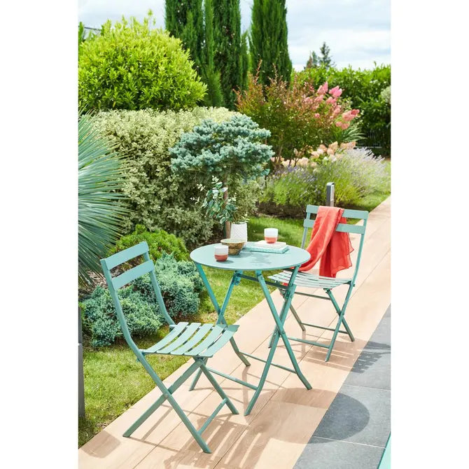 Masă rotundă de grădină Hesperide Greensboro, verde