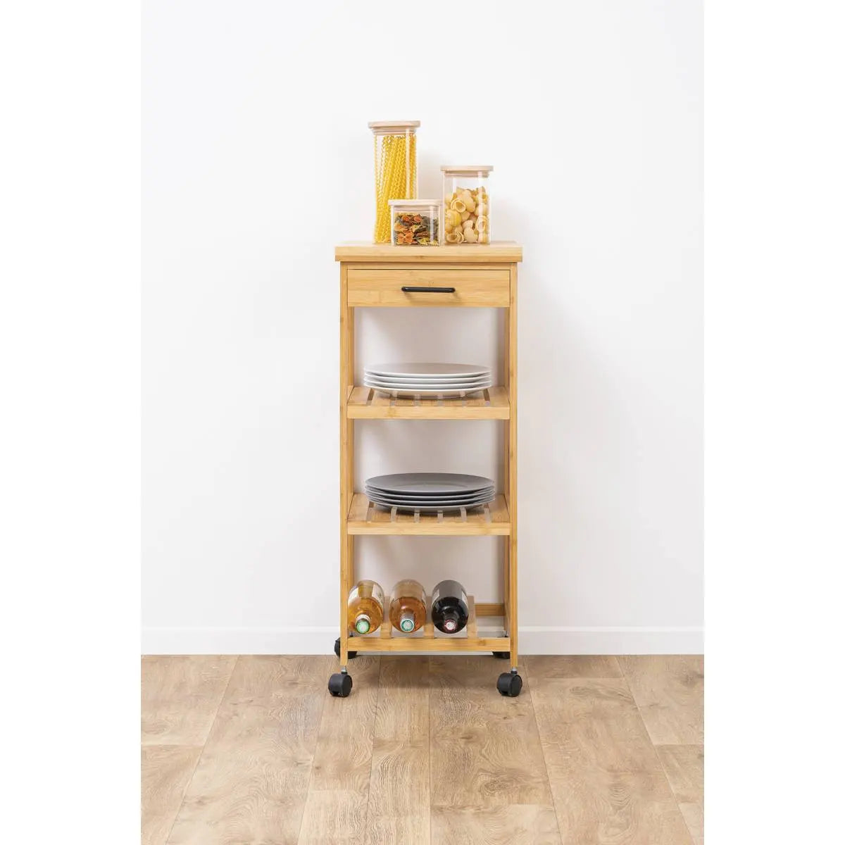 Cărucior de bucătărie 5five Linha, Mic, Bambus