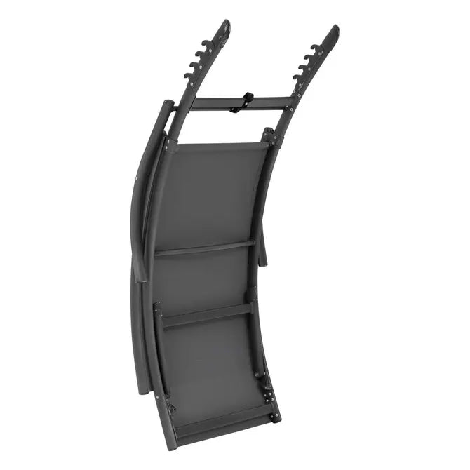 Сгъваем алуминиев шезлонг Hesperide Samba, Антрацит/Графит