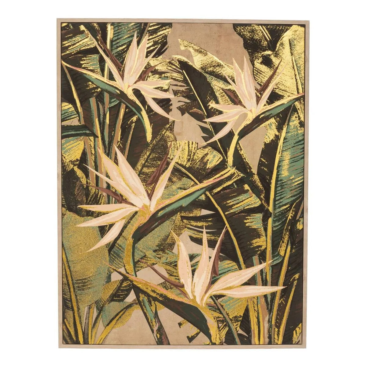 Pictură înrămată Atmosphera Daphné, Imprimeu pe pânză 58x78 cm, Efect aluminiu