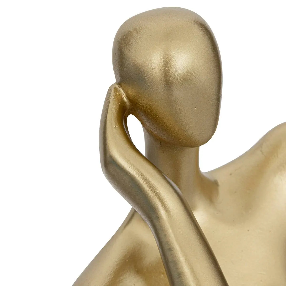 Atmosfera figurina decorativa Le Collectionneur, Rasina, Aur, 25 cm