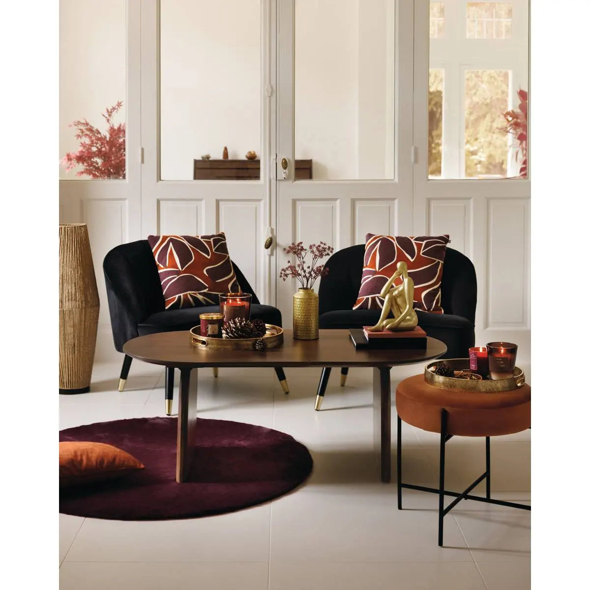 Atmosfera figurina decorativa Le Collectionneur, Rasina, Aur, 25 cm