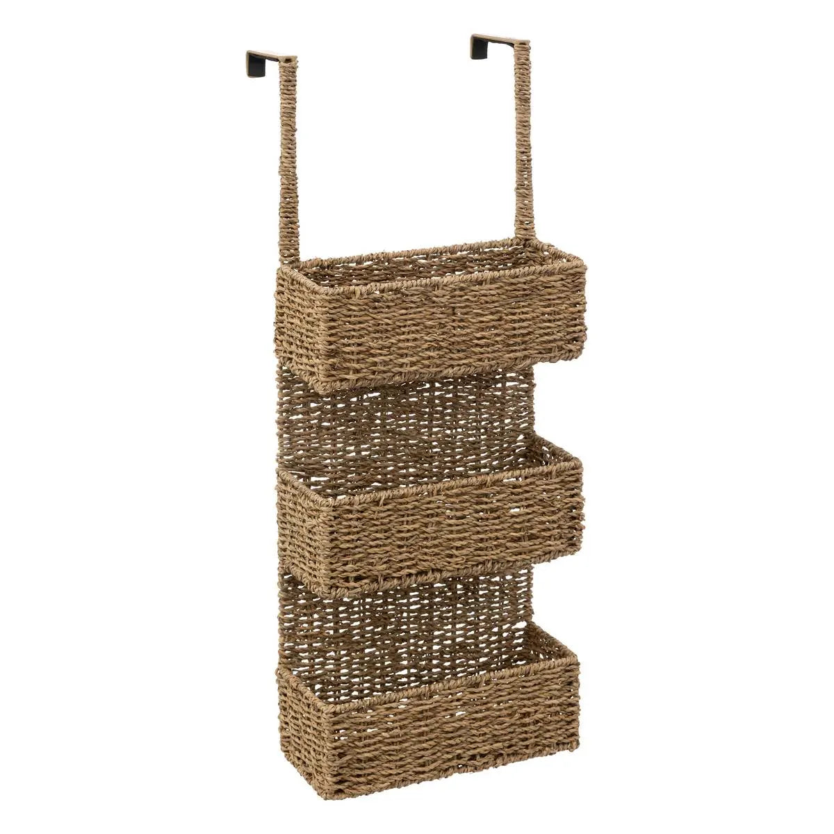 Raft cu 5 uși, ratan, 3 niveluri