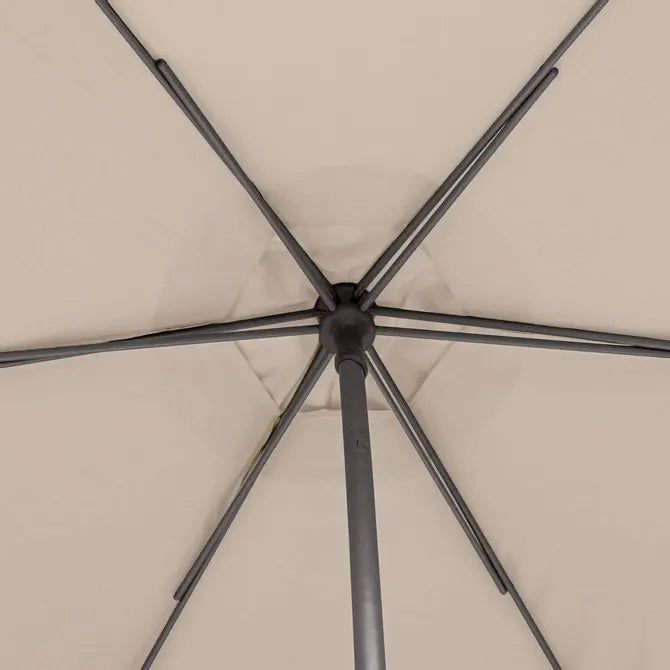 Прав накланящ се чадър Hesperide Soya, Пшеница, 2.7 m