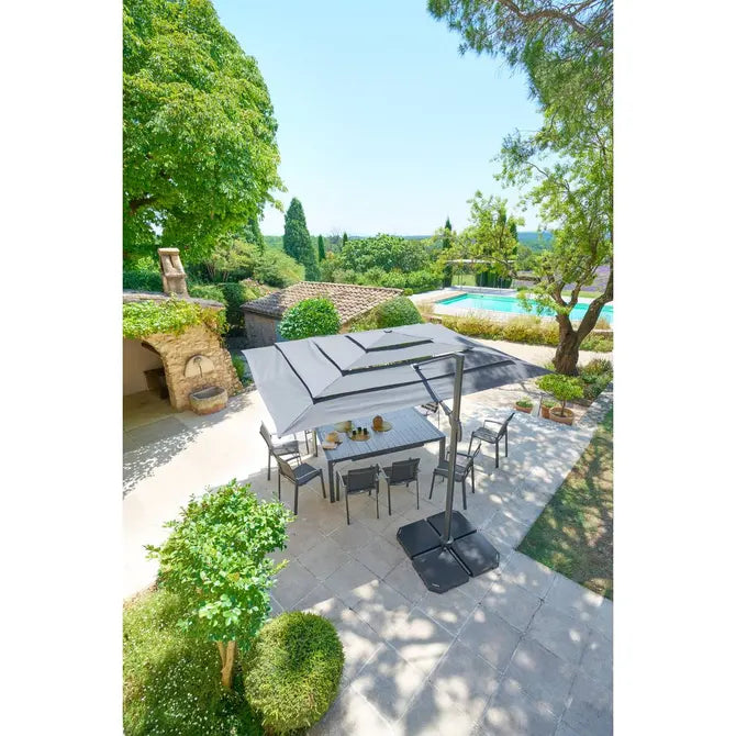 Градински чадър със странична стойка Hesperide Melhia Multi, Накланящ се