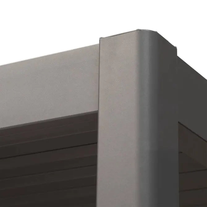 Електрическа беседка Hesperide Evora, Алуминий, Графит, 6x3.6 m