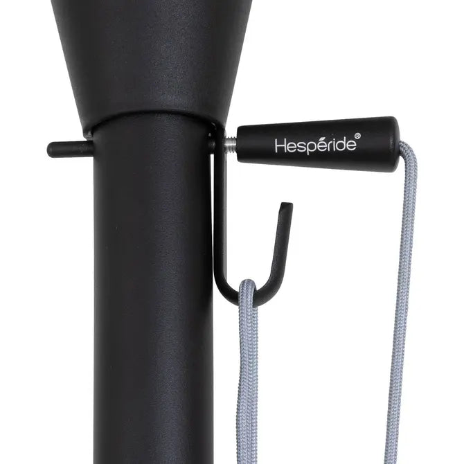 Прав чадър Hesperide Maluvia, Olefin материя, Бял, 3.5 m