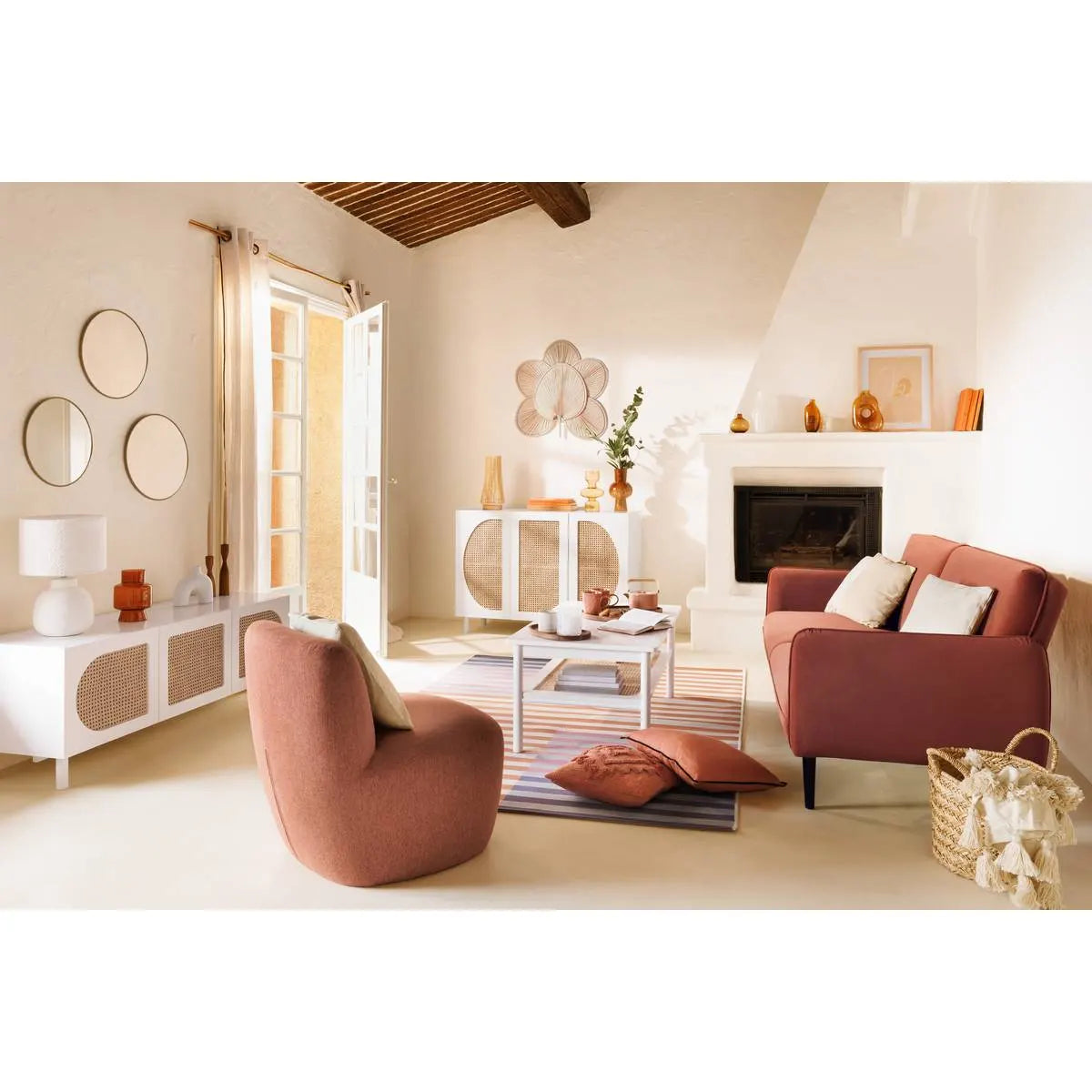 Lampion atmosphera Mahe, Bambus, Natural, 100 cm