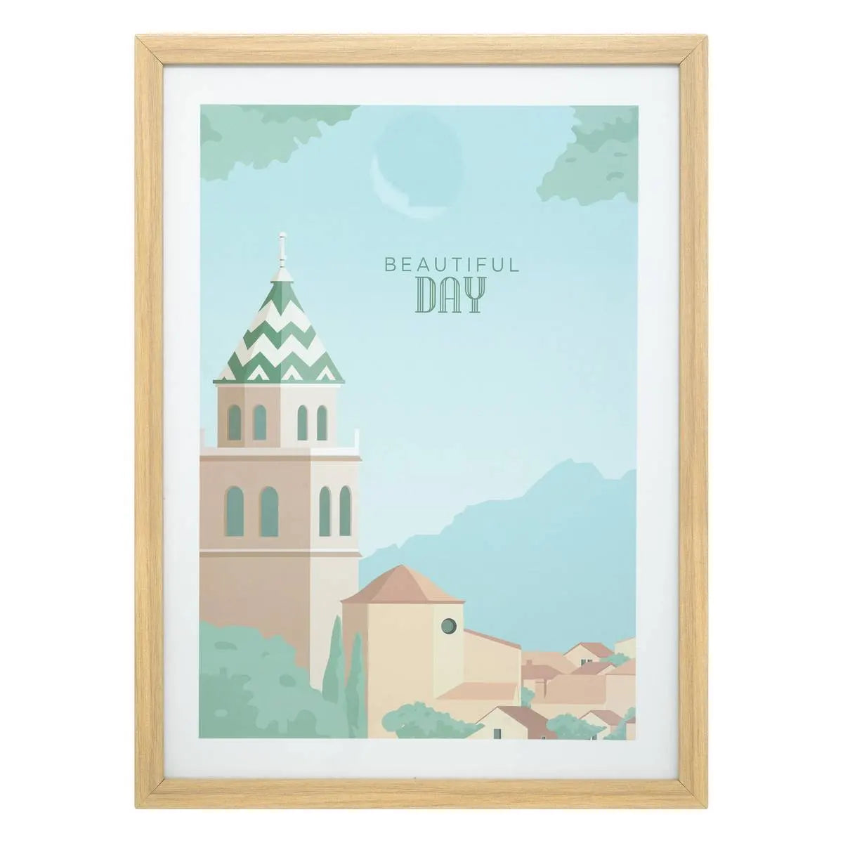 Poster înrămat Atmosferă François, 30x40 cm, Zi