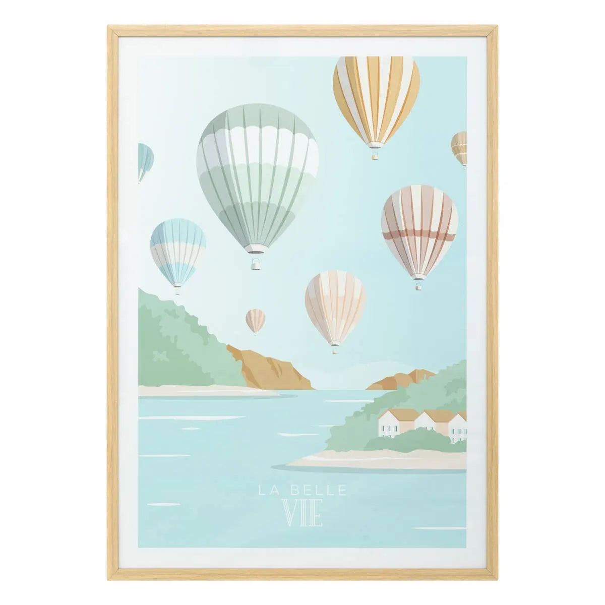 Poster înrămat atmosferă Claude, 50x70 cm, Viață