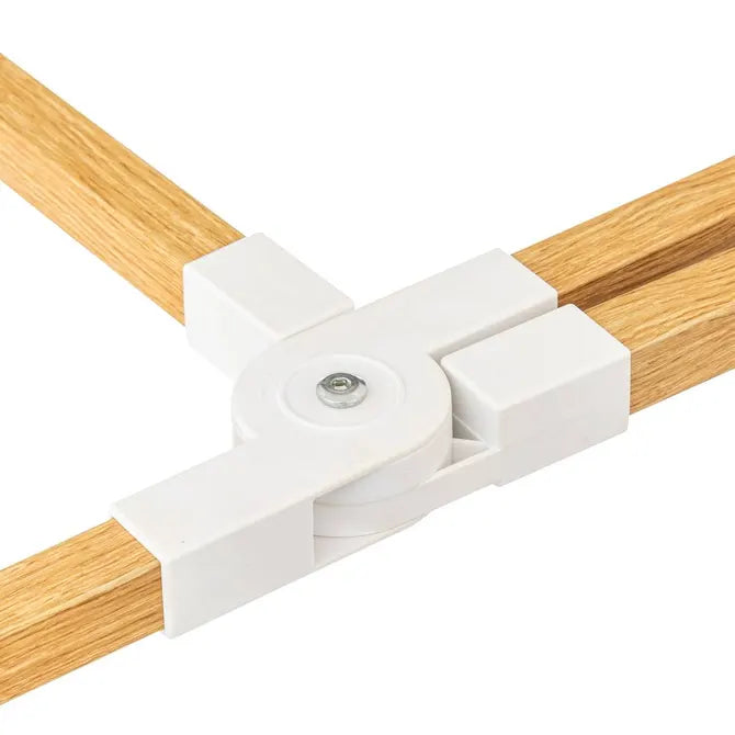 Uscător de rufe 5five Turn cu efect de lemn, efect metalic de lemn, 40 m