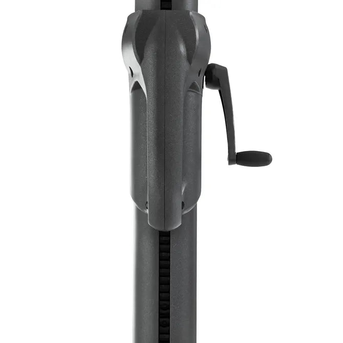 Градински чадър със странична стойка Hesperide Suenyo Sunbrella, Антрацит, 4x3 m