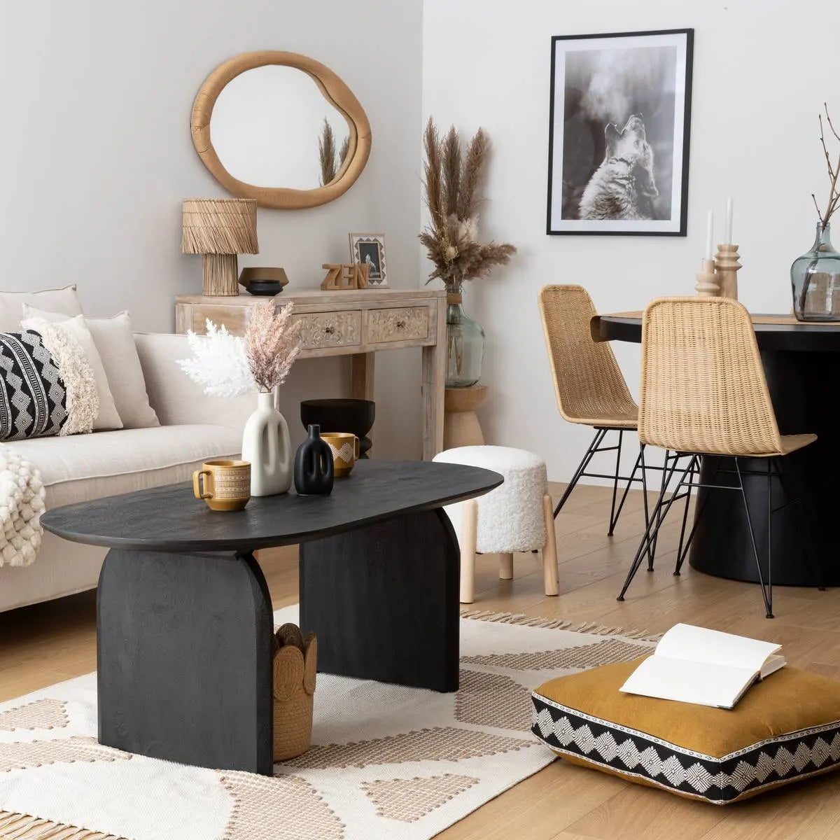 Sfeșnic Atmosphera Uma, Lemn, 24 cm, 2 buc.