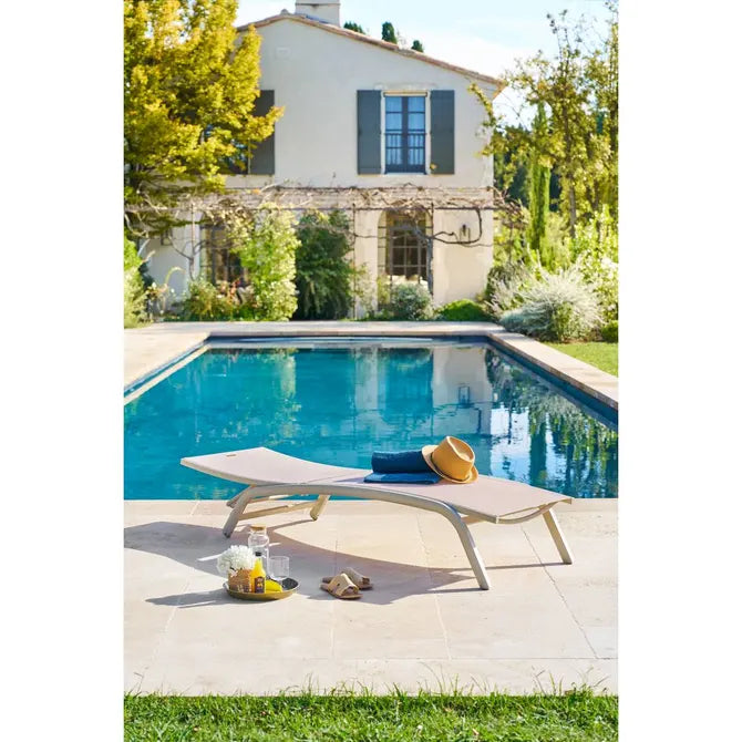 Сгъваем шезлонг Hesperide Bonao, Алуминий