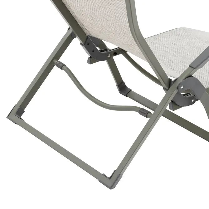 Сгъваем шезлонг Hesperide Decima Athea, Алуминий, Лаврово зелено