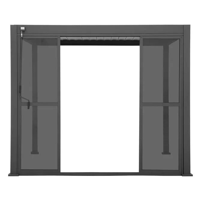 Врати Hesperide Evora, Странични, Поликарбонат, Графит, 3 m