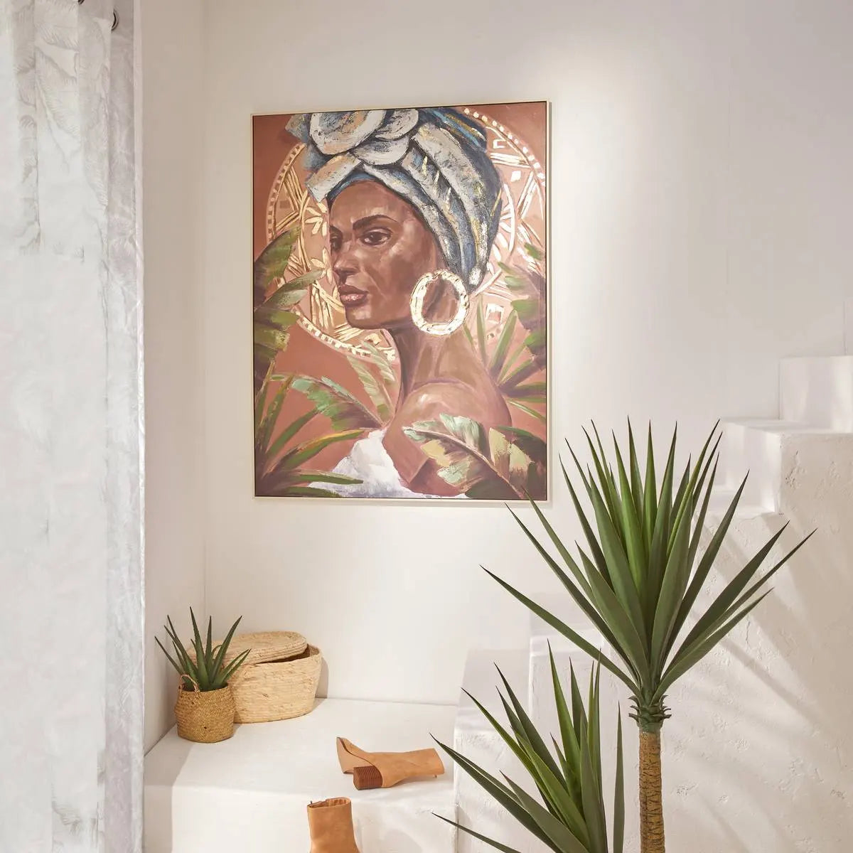 Pictură înrămată Atmosfera Macarena, Pânză pictată 122x92 cm