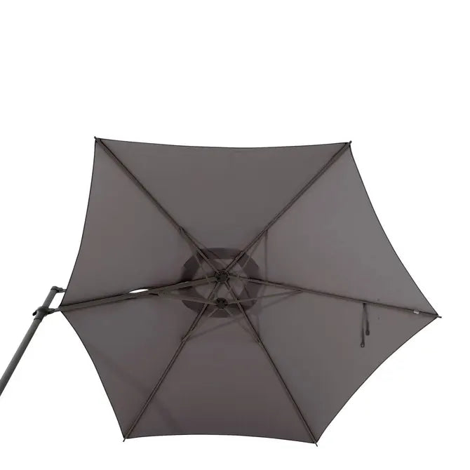 Градински чадър със странична стойка Hesperide Naulia, Цвят Шисти, 3.3 m