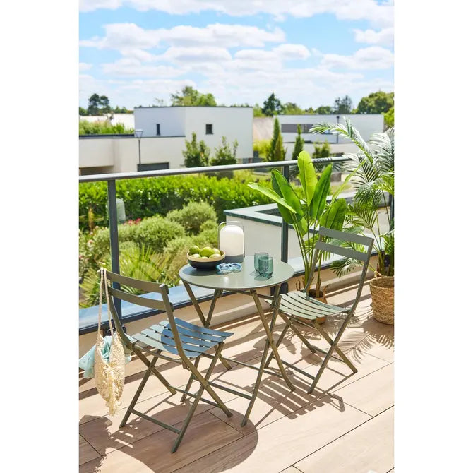 Masă rotundă de grădină Hesperide Greensboro, verde închis