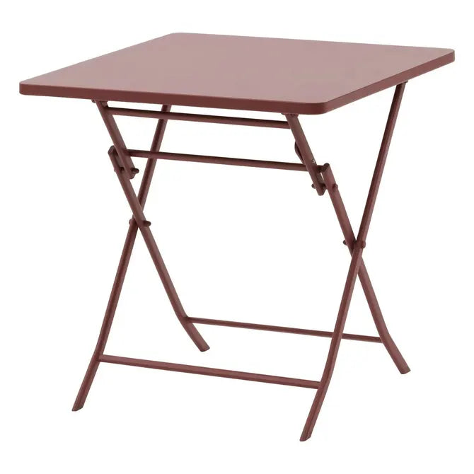 Masă de grădină pătrată Hesperide Greensboro, roșu închis