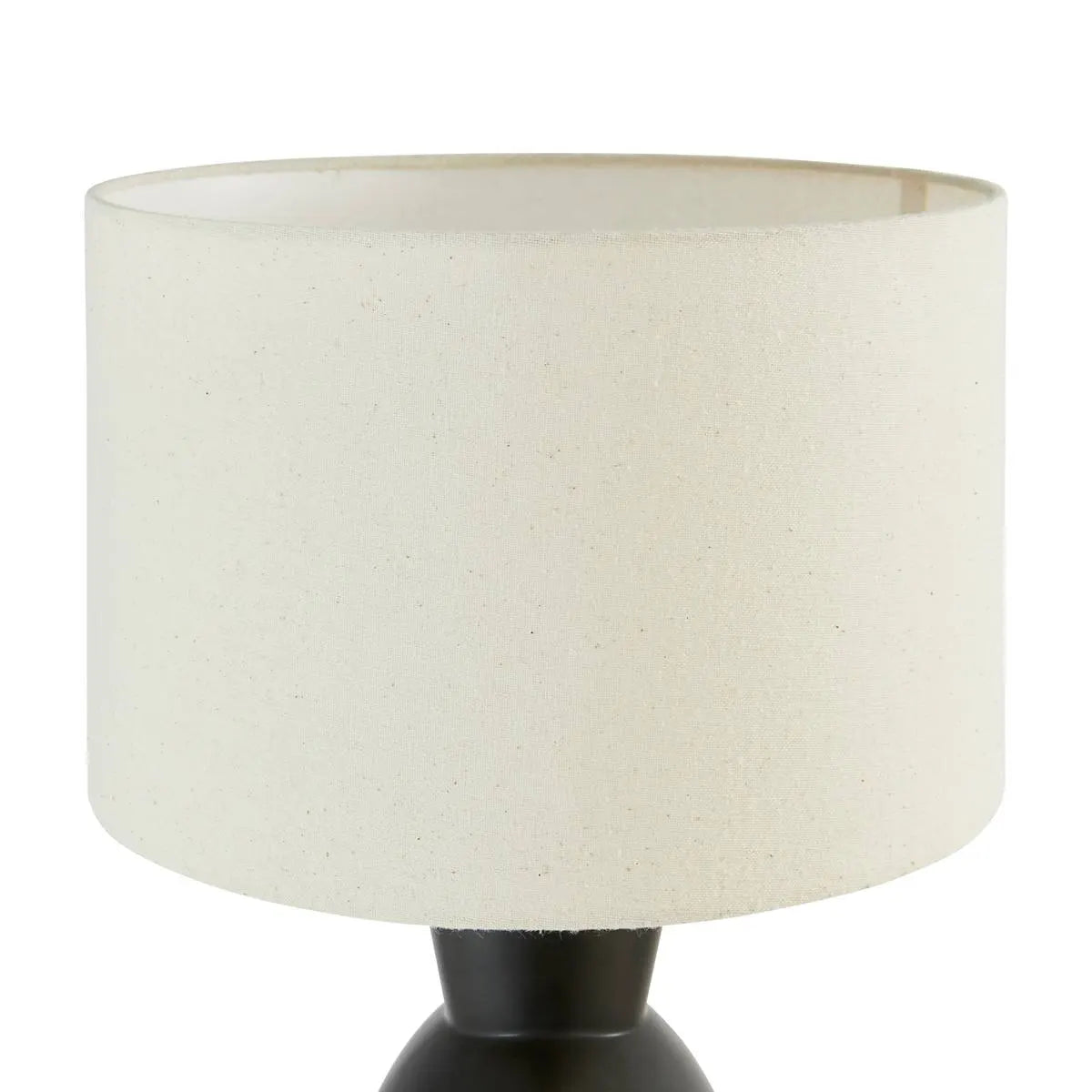 Lampă de masă atmosferă Yulia, Înălțime 59 cm, Ceramică neagră