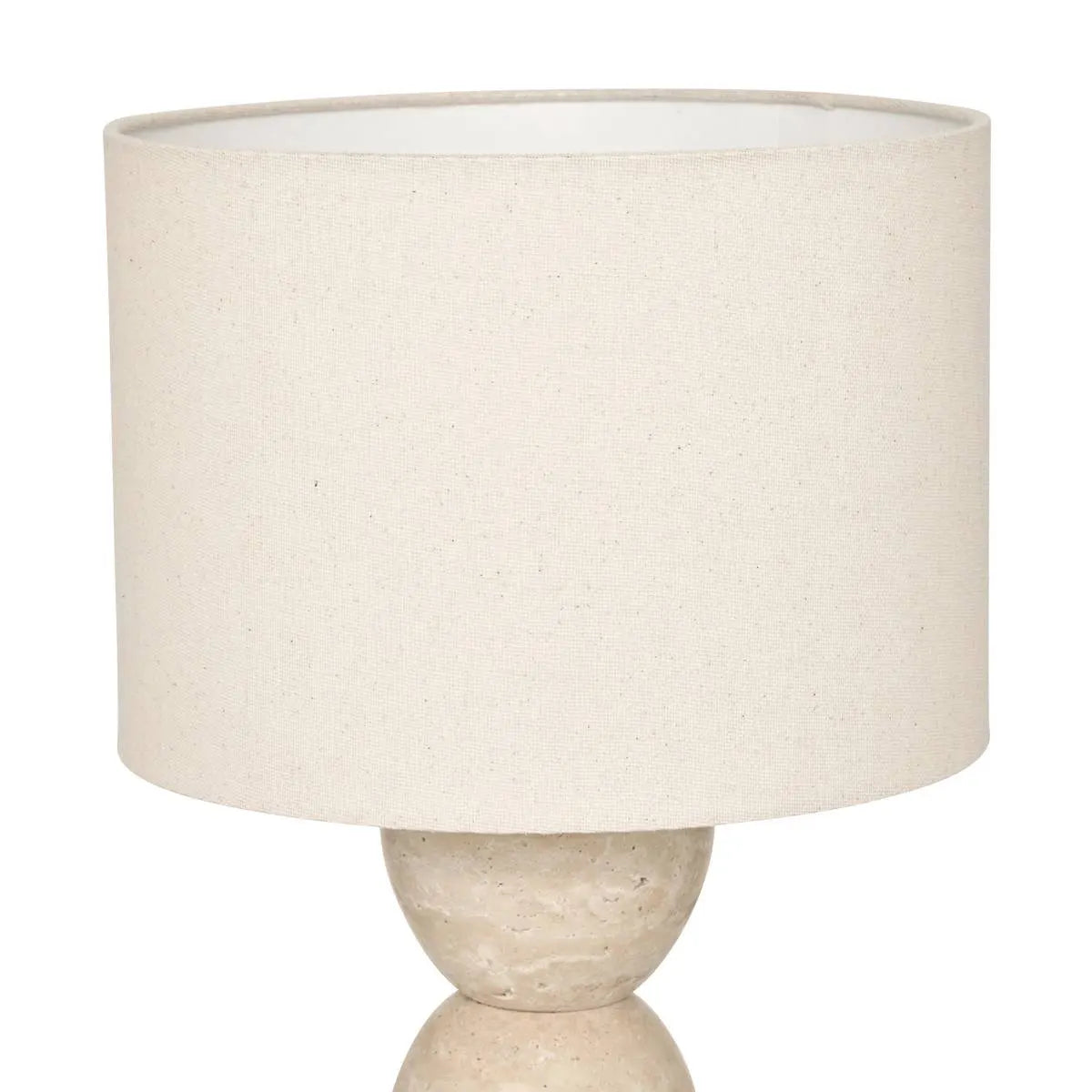 Lampă de masă Erin, Ø28xH47.5 cm, marmură bej