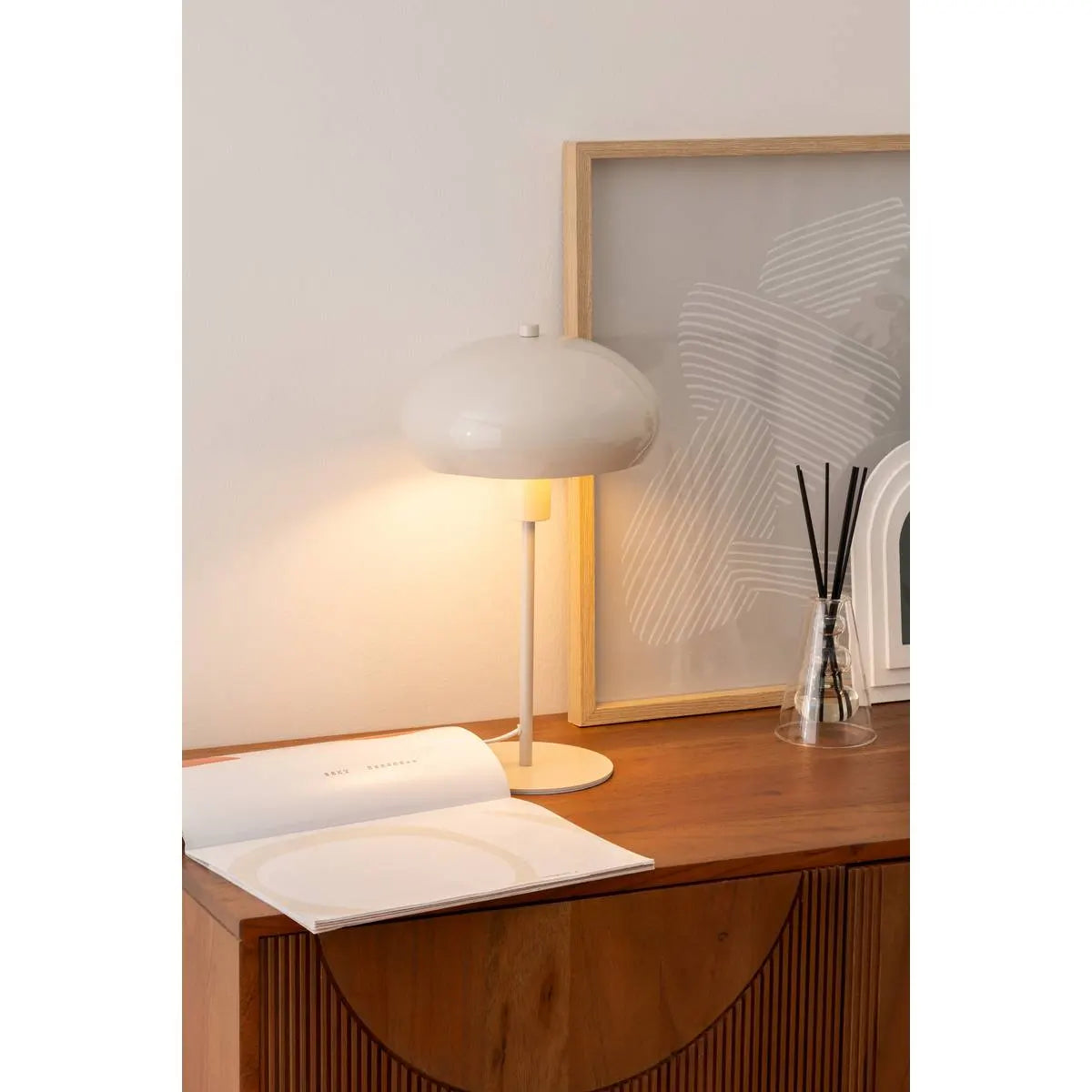 Lampă de masă atmosferă Savio, Metal, 38 cm