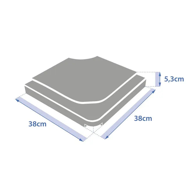 Тежест за страничен чадър Hesperide Stacio, Цвят Глина, 15 kg