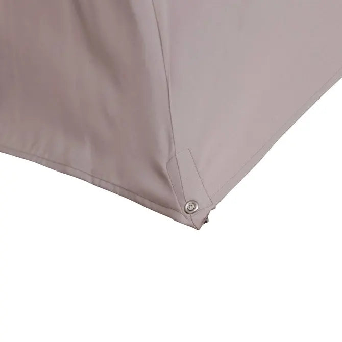 Градински чадър със странична стойка Hesperide Equador, Анодизиран сиво/Таупе, 4x3 m