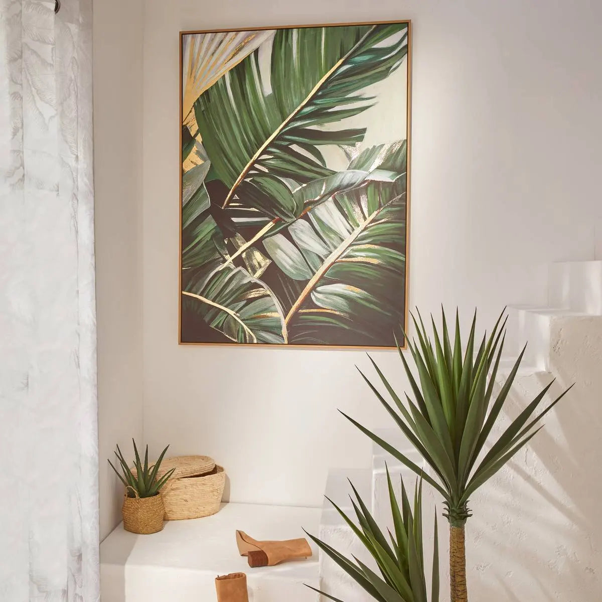 Pictură înrămată Atmosfera Tahina, Pânză pictată 100x140 cm