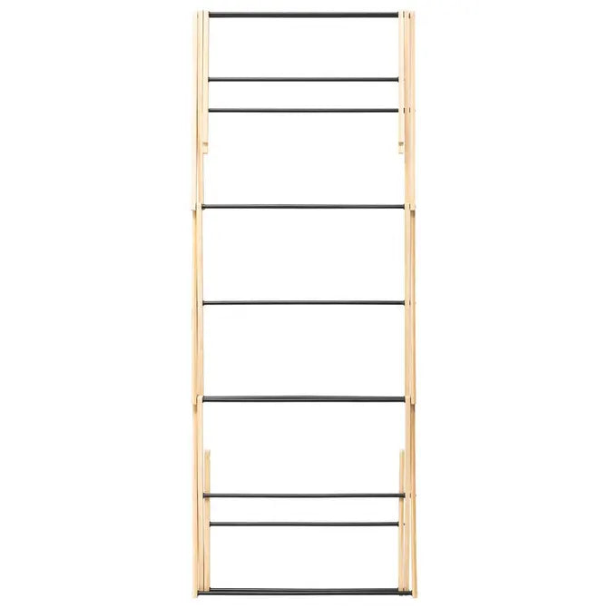 Uscător de rufe 5five Black Bamboo Accordion, bej bambus, 7 m