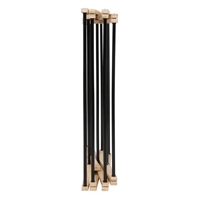 Uscător de rufe 5five Black Bamboo Accordion, bej bambus, 7 m