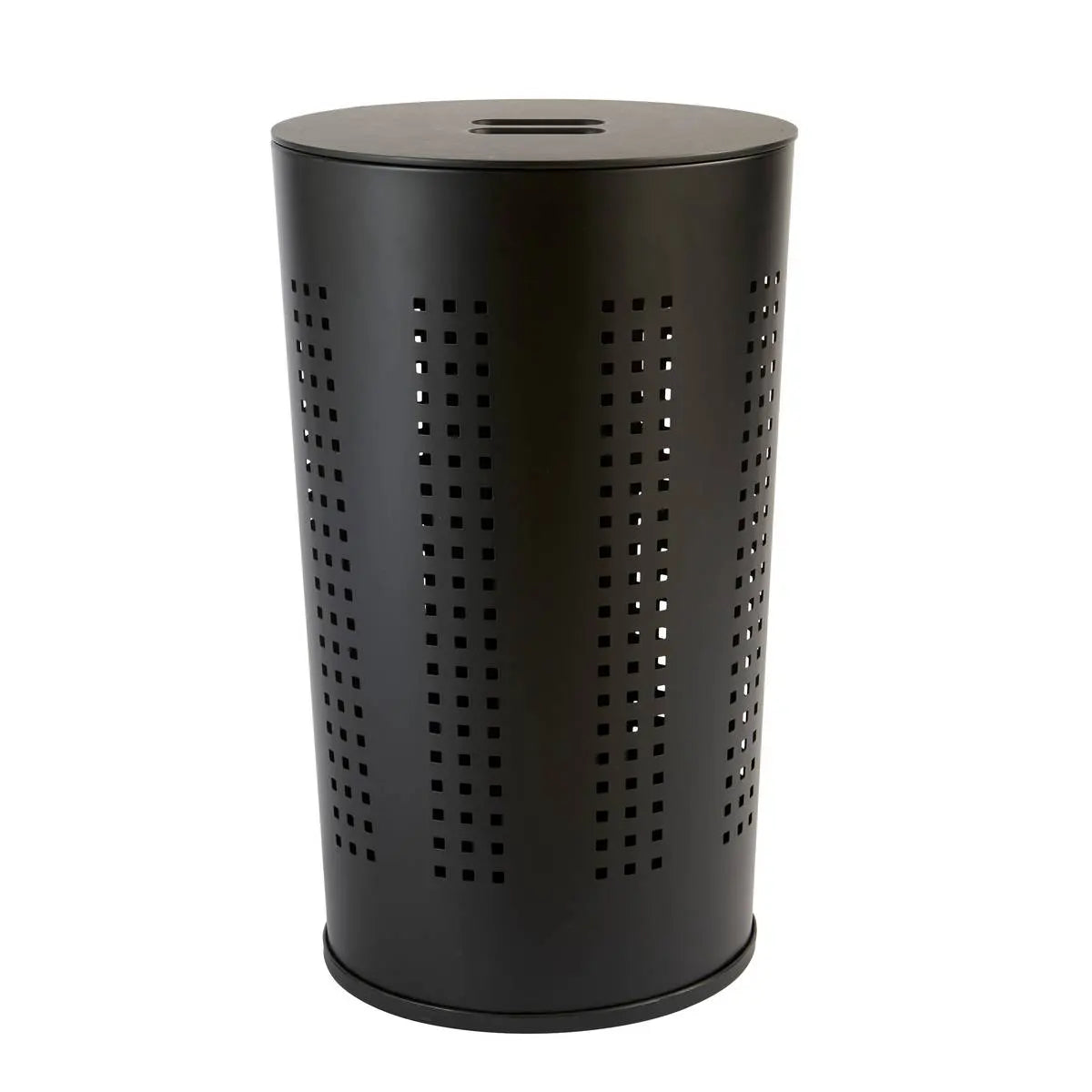 Coș de rufe 5five Sticlă, Metal, Negru, 45 l