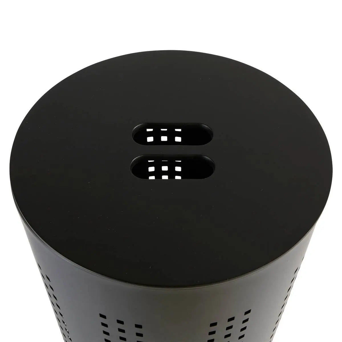 Coș de rufe 5five Sticlă, Metal, Negru, 45 l