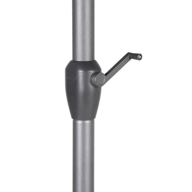 Прав накланящ се чадър Hesperide Loompa, Цвят Шисти, 3 m